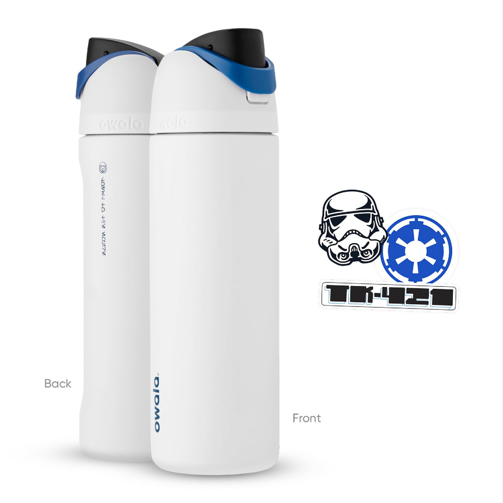 Owala FreeSip 24oz Star Wars Stormtrooper Limited Edition Bottle - White - Genuine UK stock 