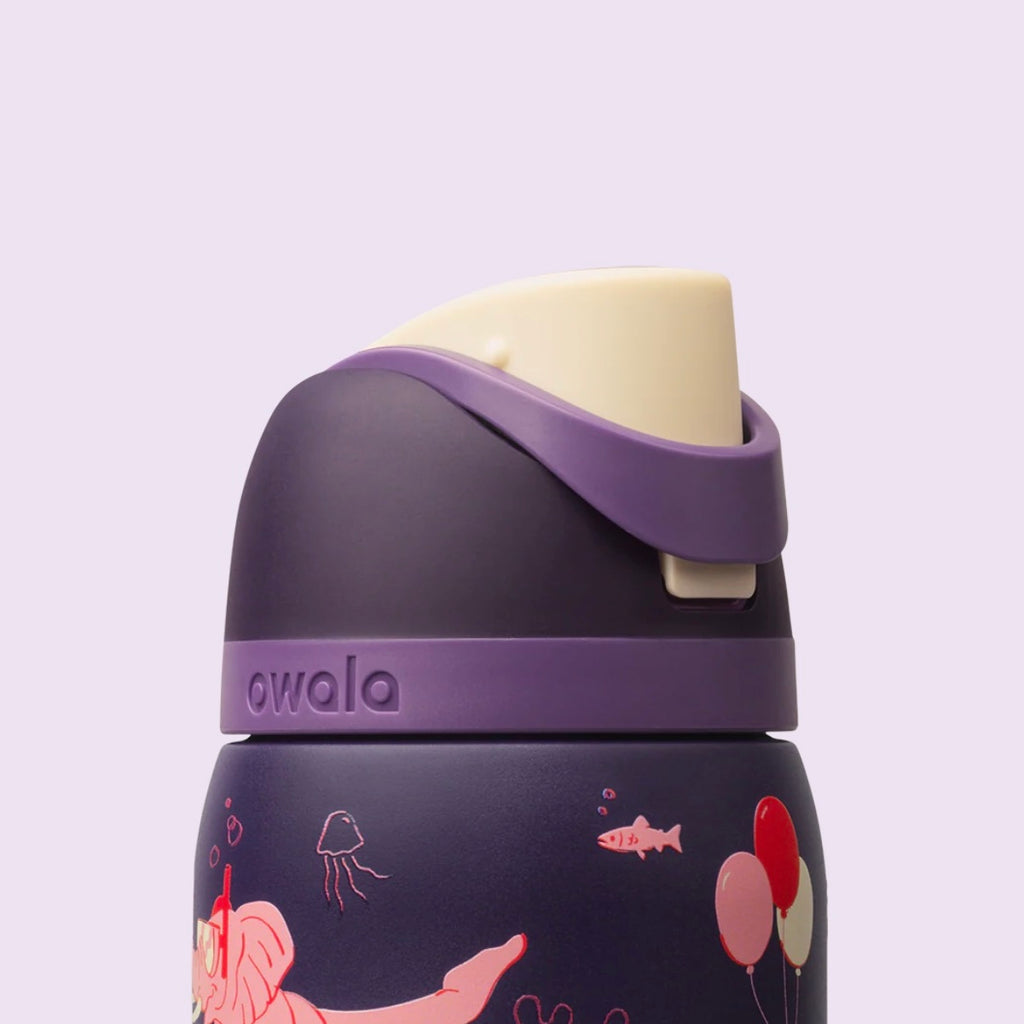 Owala FreeSip 32oz Birthday Beach Bash - Go Halvsies - Purple - Insulated stainless steel 24 hours cold