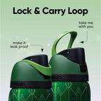 Owala FreeSip Wicked Elphaba Emerald Green Sparkle 32oz Bottle