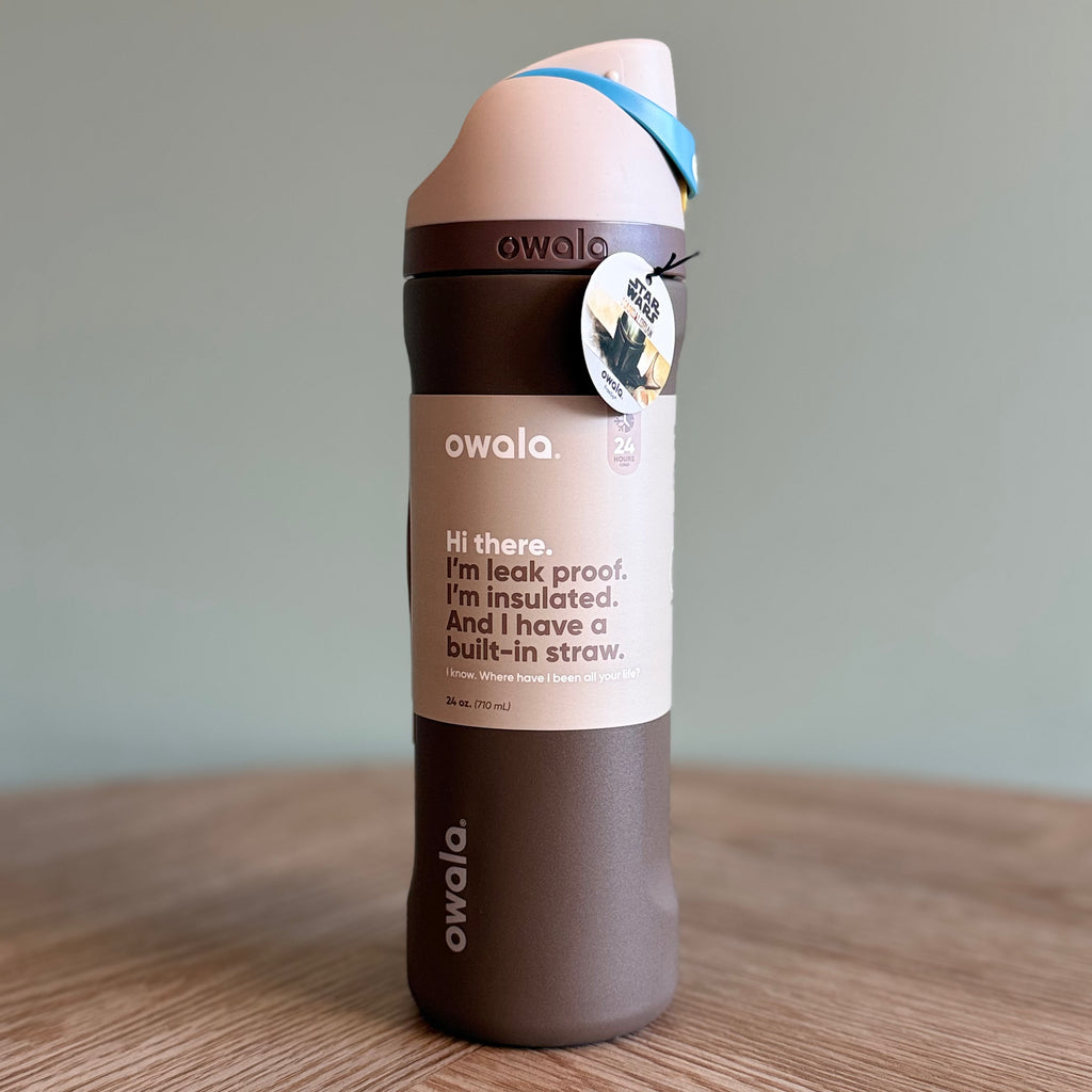 Owala FreeSip 24oz Star Wars Mandalorian Limited Edition Bottle - Brown