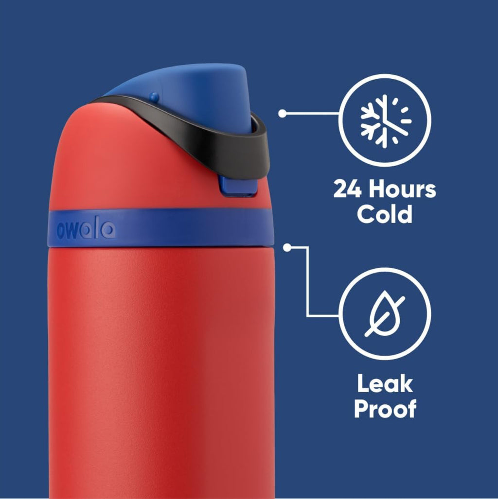 Owala FreeSip 24oz Marvel Spider-Man Limited Edition Bottle - Red/Blue