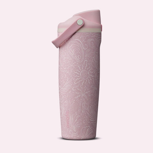 Owala FreeSip Sway 30oz Birthday Beach Bash - coastal Bohemian - Pink - Genuine UK stock 