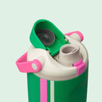 Owala FreeSip Sway 40oz Birthday Beach Bash - Vacation Mode - Green & Pink - Sip or Swig
