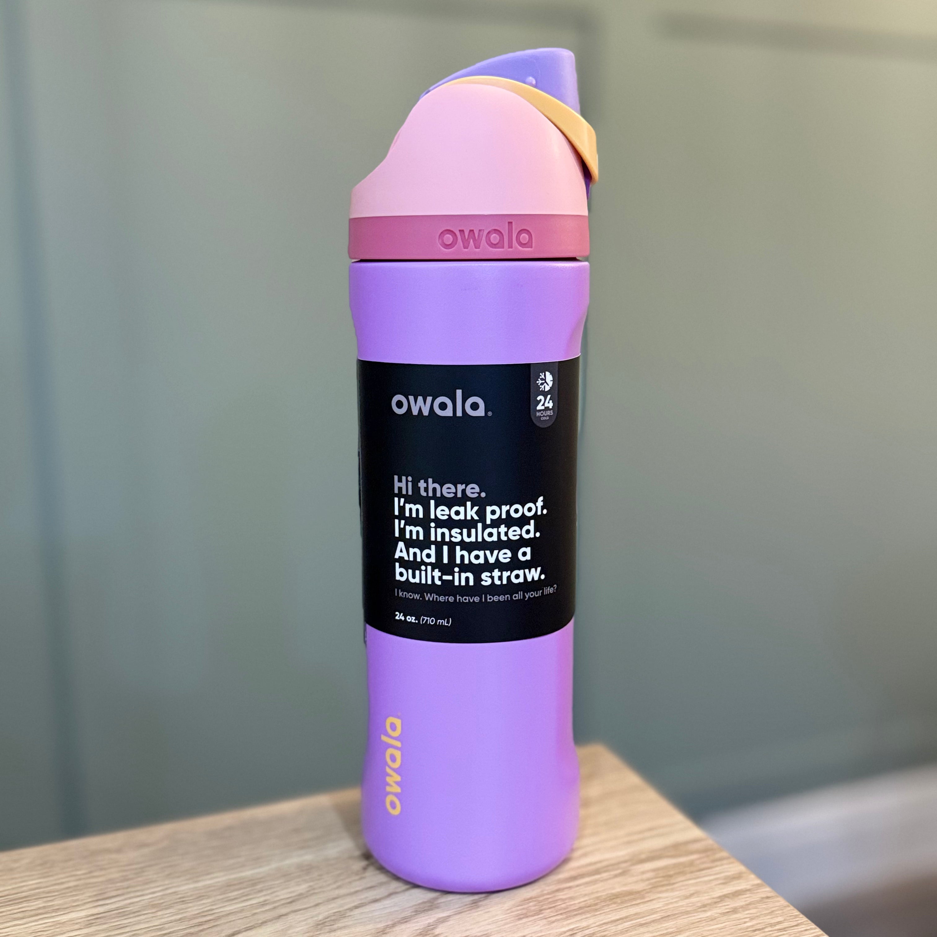 Owala FreeSip 24oz Disney Princess Rapunzel Water Bottle
