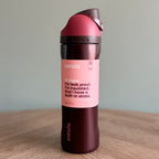 Owala FreeSip 24oz Black Cherry US Exclusive Bottle - Burgundy - Fast UK delivery