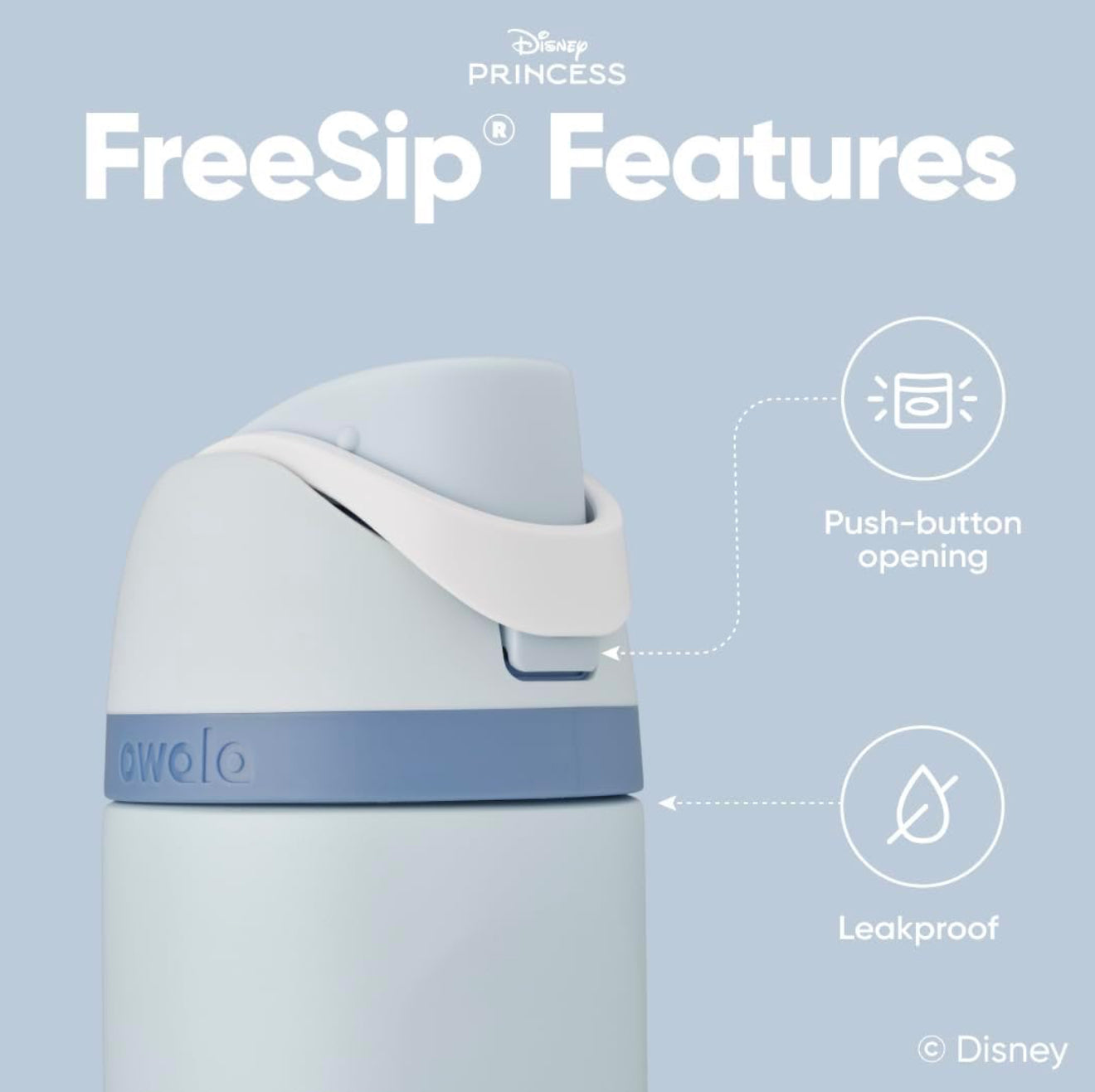 Owala FreeSip Disney Princess