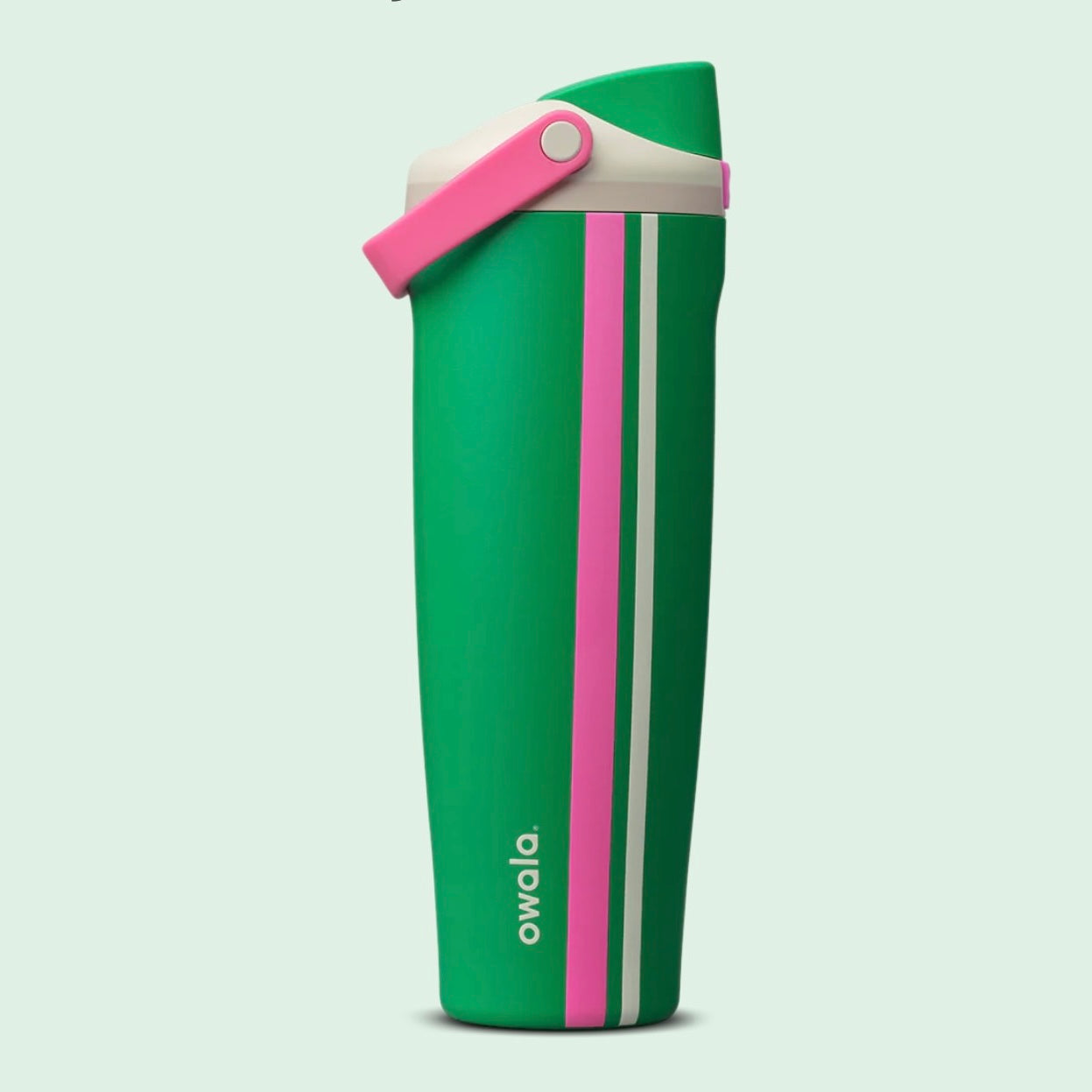 Owala FreeSip Sway 40oz Birthday Beach Bash - Vacation Mode - Green & Pink - Genuine UK stock 
