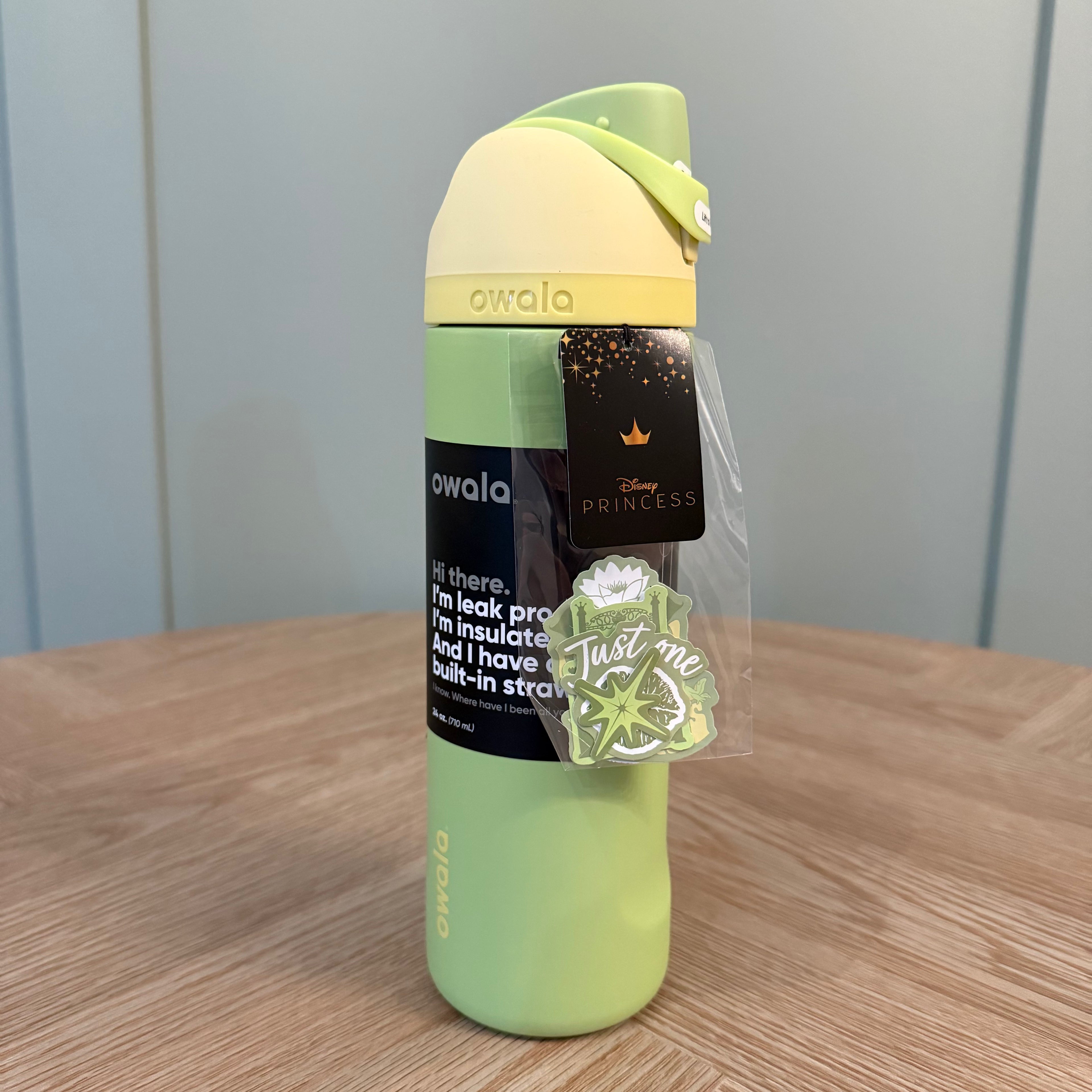 Owala FreeSip 24oz Disney Princess Tiana Limited Edition Bottle - Green
