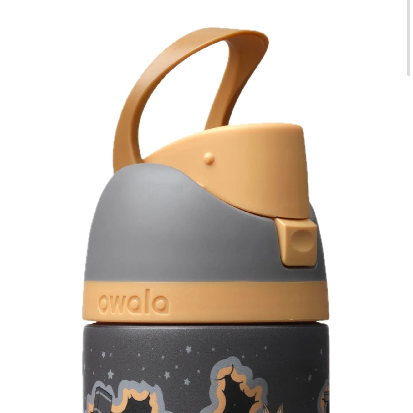 Owala FreeSip 30oz Sway Color Drop Book Club Book Worm Water Bottle Carry Loop & Push Button Opening