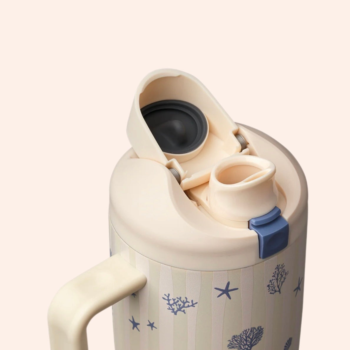 Owala FreeSip Tumbler 40oz Birthday Beach Bash - Coral Cobana - Sip or Swig