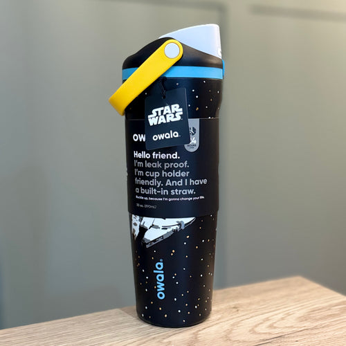 Owala FreeSip Sway 30oz Star Wars Millennium Falcon - Glow in the Dark - Genuine UK Stock
