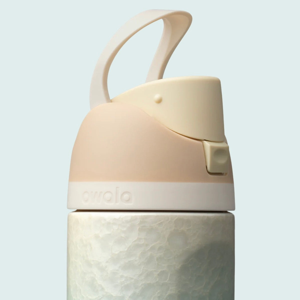 Owala FreeSip 24oz Birthday Beach Bash - Rolling In - Biege/Blue - Carry loop