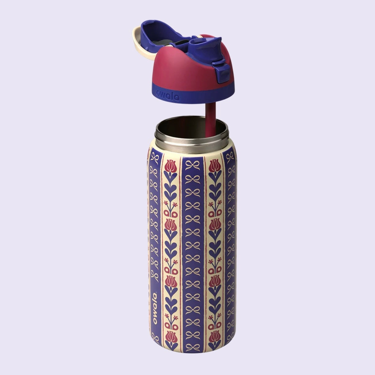 Owala FreeSip 24oz Holiday Hygge holiday collection - Blue - Insulated 24 hours cold