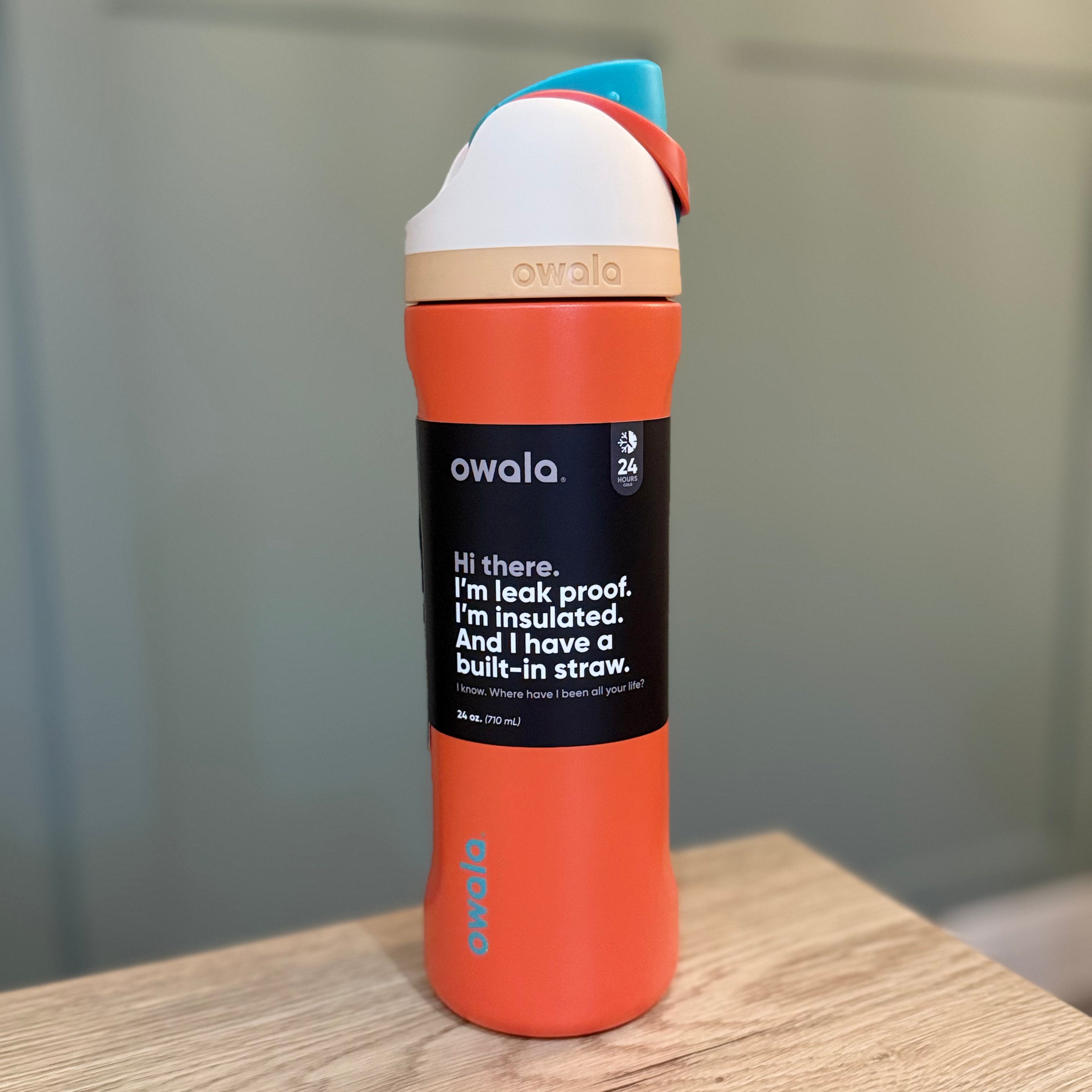 Owala FreeSip 24oz Princess Moana Water Bottle Spiral detail