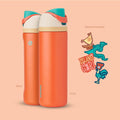 Owala FreeSip 24oz Moana Disney Princess Water Bottle Orange with Stickers