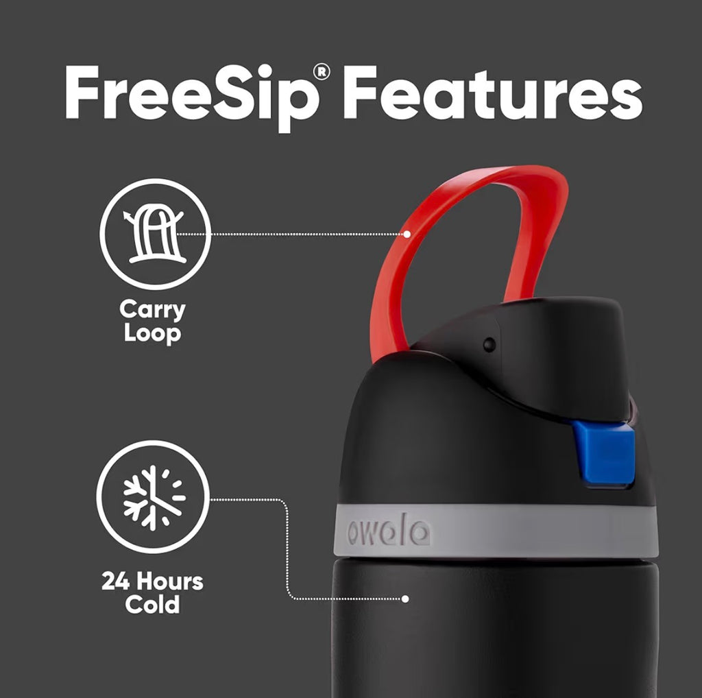 Owala FreeSip 24oz Star Wars Darth Vader Water Bottle Carry Loop 24 Hours Cold