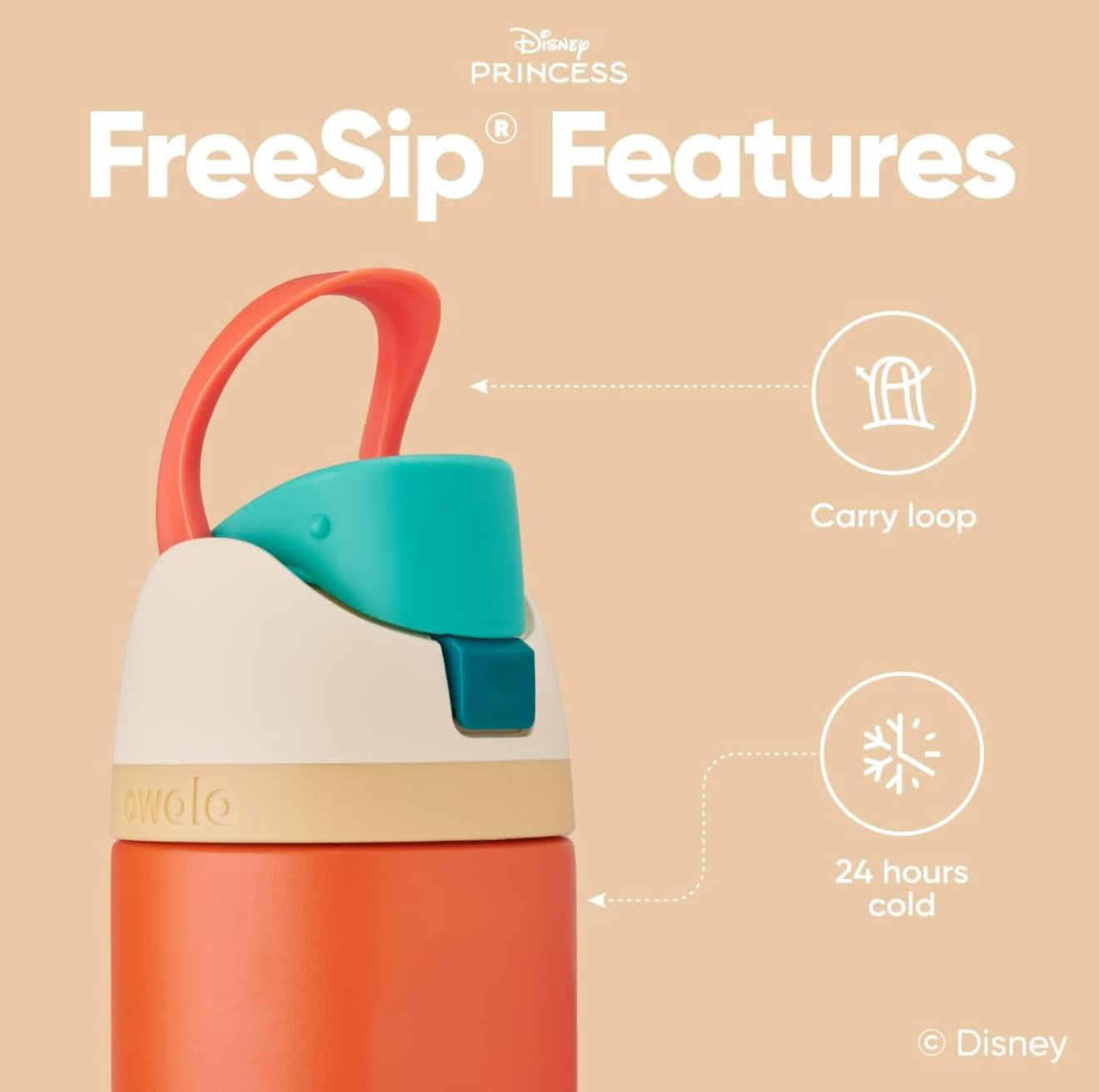 Owala FreeSip Disney Princess