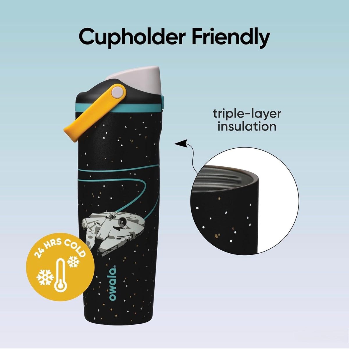 Owala FreeSip Sway - Millennium Falcon (890ml / 30oz)