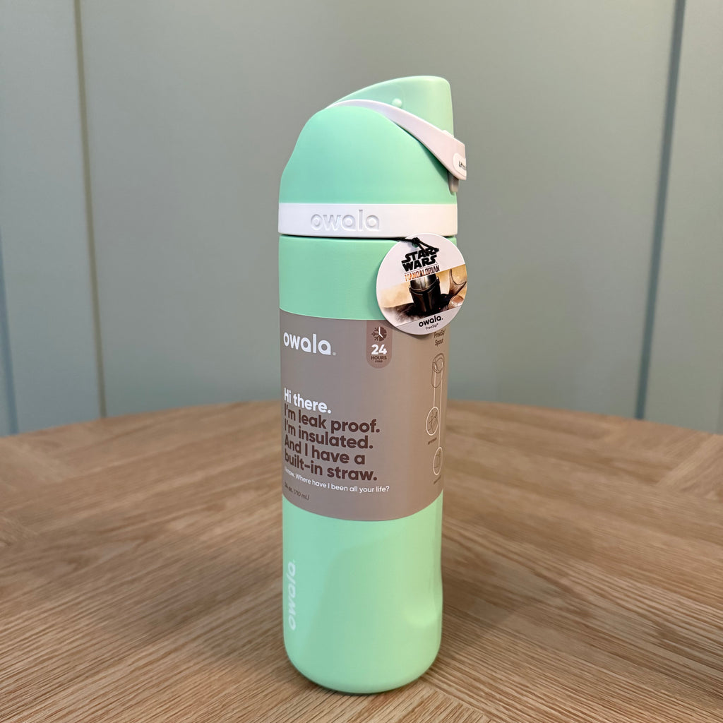 Owala FreeSip 24oz Star Wars Baby Yoda Grogu Limited Edition Bottle - Green