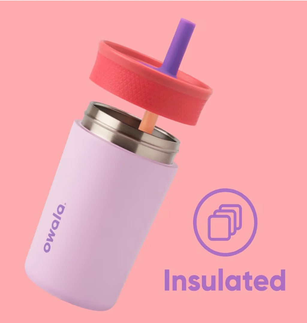 Owala Kids Insulated Tumbler 12oz Navy & Blue -