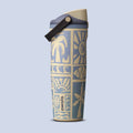 Owala FreeSip Sway 30oz Birthday Beach Bash - Vintage Surf - Blue/Tan - Genuine UK Stock