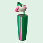 Owala FreeSip Sway 40oz Birthday Beach Bash - Vacation Mode - Green & Pink - Limited Stock
