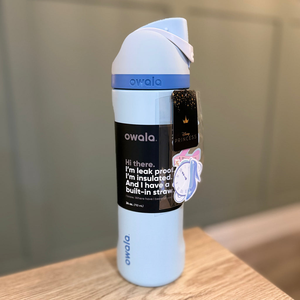Owala FreeSip 24oz Princess Cinderella Water Bottle