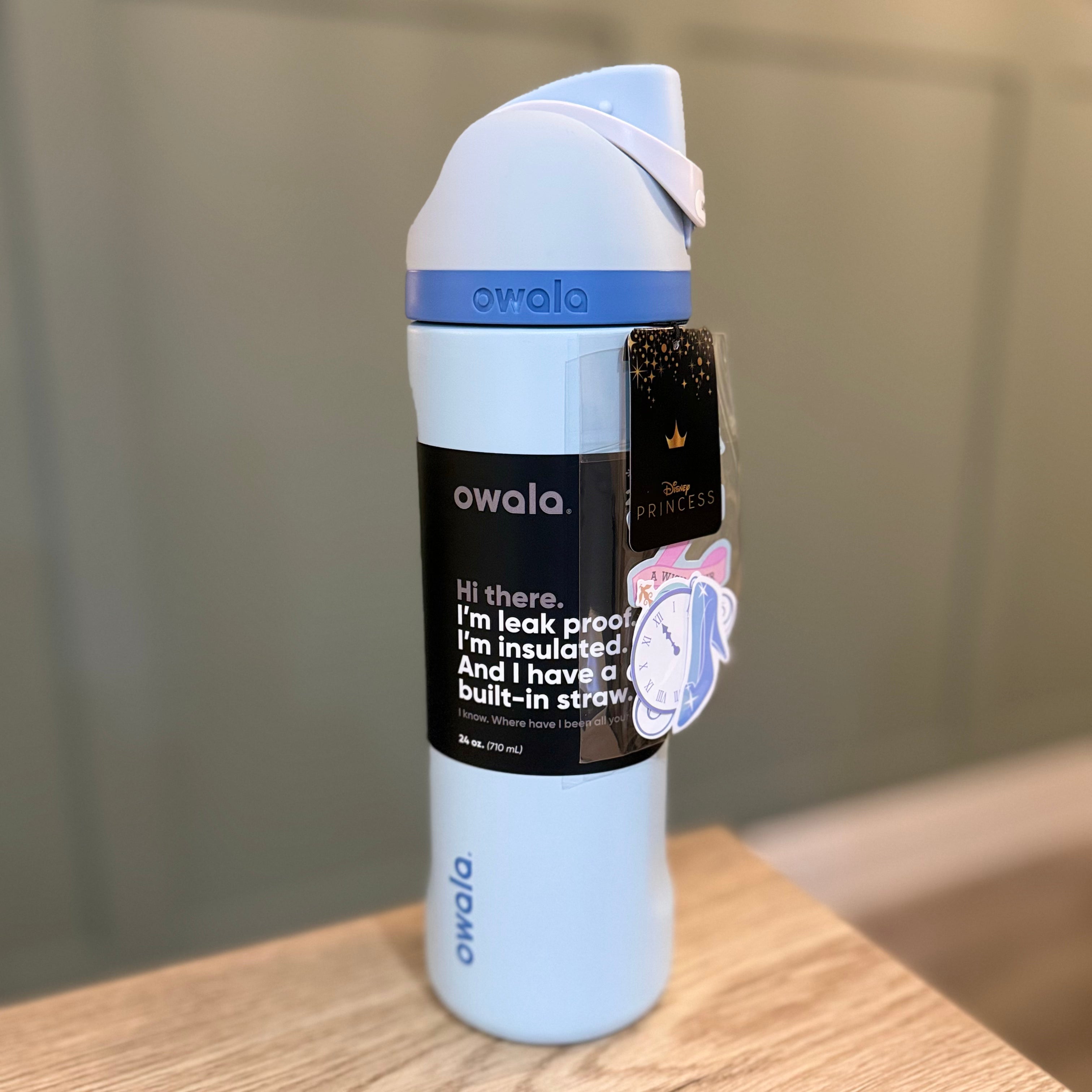 Owala FreeSip 24oz Princess Cinderella Water Bottle