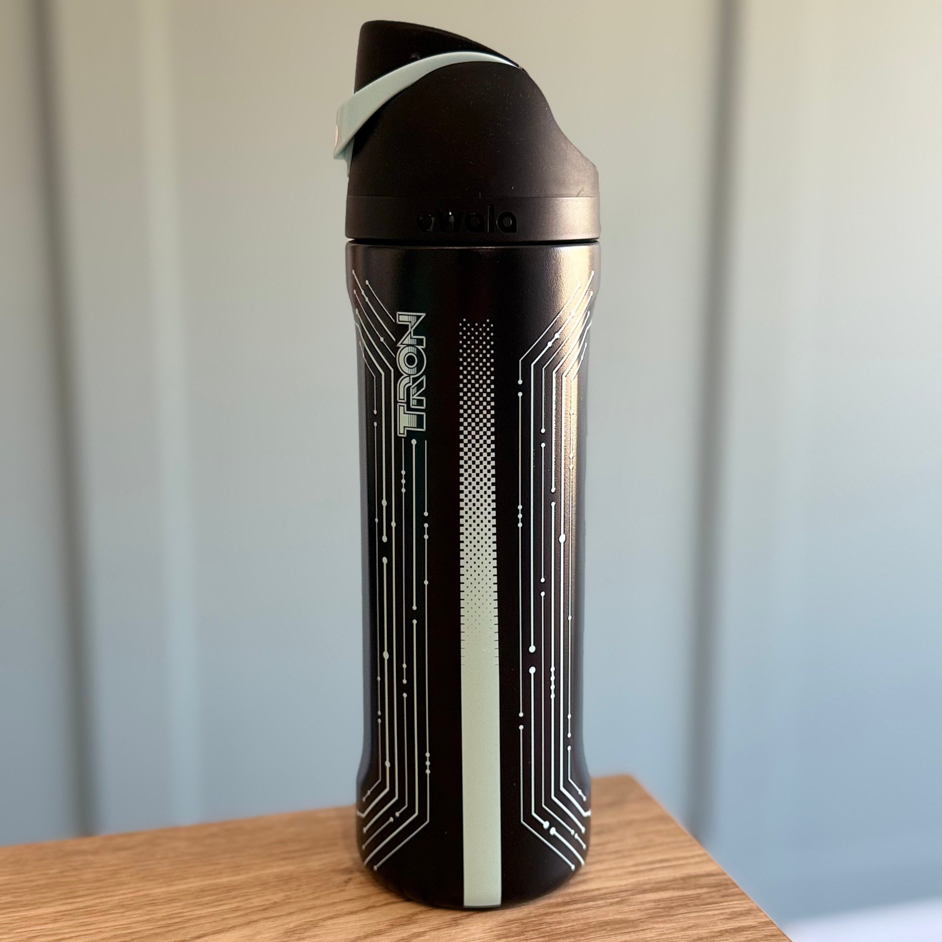 Owala FreeSip 24oz TRON Glow in the Dark Limited Edition Bottle - Black