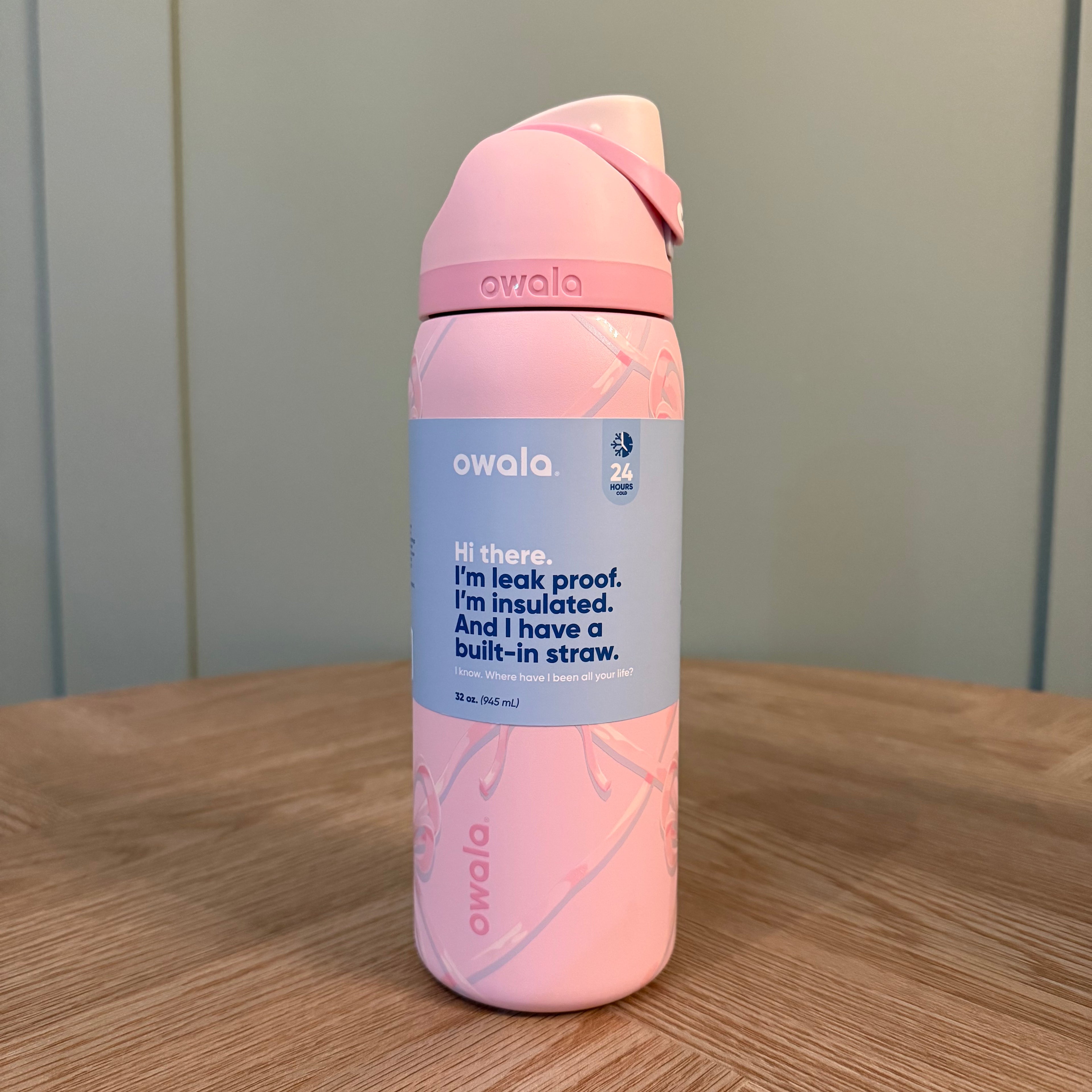 Owala FreeSip Sugar Plum Fairy 32oz Bottle - Pink - UK EU delivery