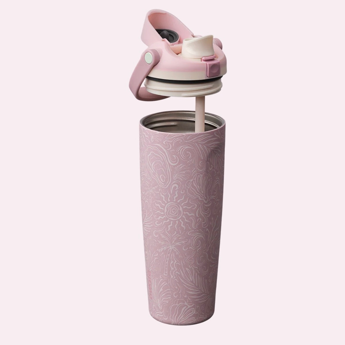 Owala FreeSip Sway 30oz Birthday Beach Bash - coastal Bohemian - Pink - Insulated 24 Hours Cold