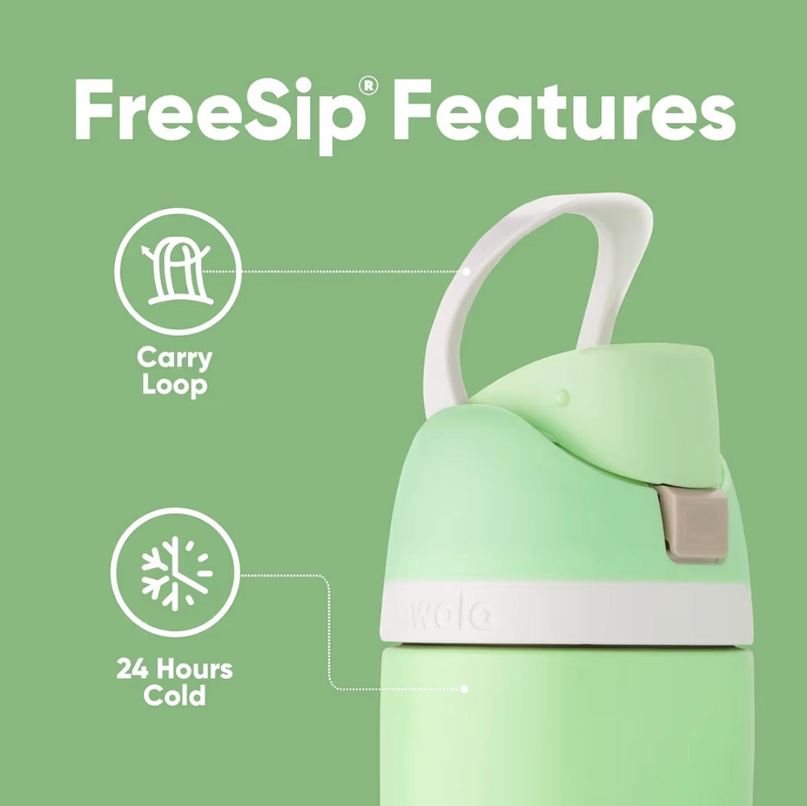 Owala FreeSip 24oz Star Wars Stranger Than You Think Water Bottle Carry Loop 24 Hours Cold