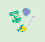 Owala FreeSip 24oz Disney Princess Ariel Limited Edition Bottle - Stickers