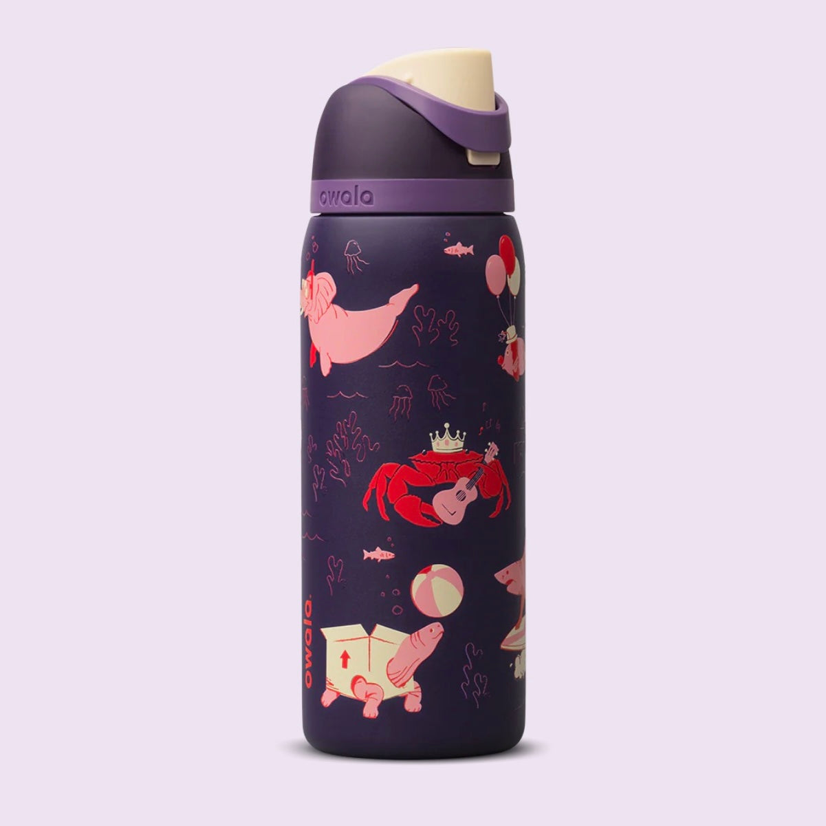 Owala FreeSip 32oz Birthday Beach Bash - Go Halvsies - Purple - Genuine UK stock