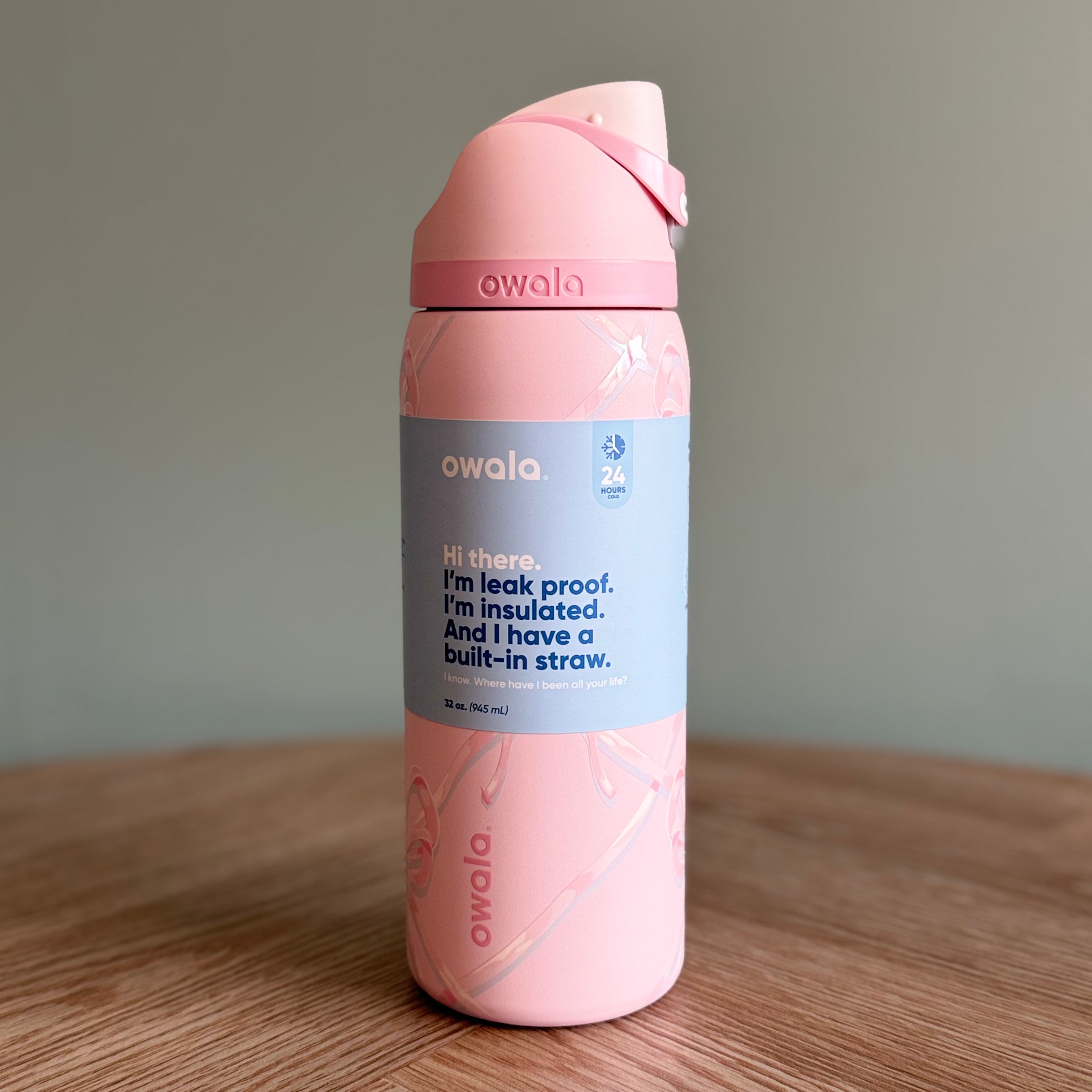 Owala FreeSip Sugar Plum Fairy 32oz Bottle - Pink - UK EU delivery
