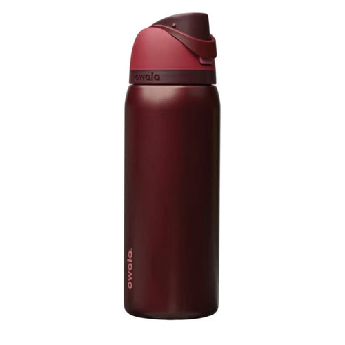Owala FreeSip 24oz Black Cherry US Exclusive Water Bottle Burgundy Genuine UK stock