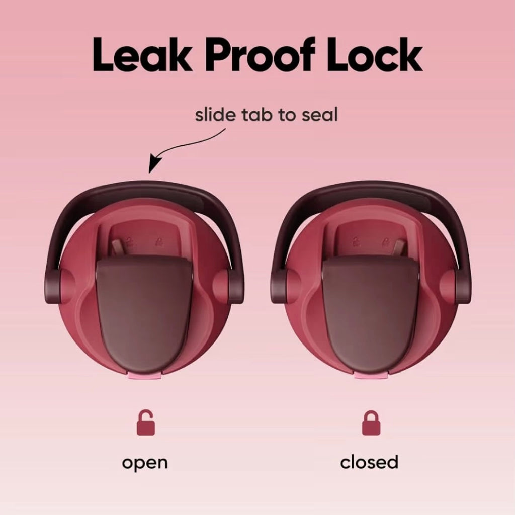 Owala FreeSip Sway 40oz Black Cherry Water Bottle Leak Proof Lock
