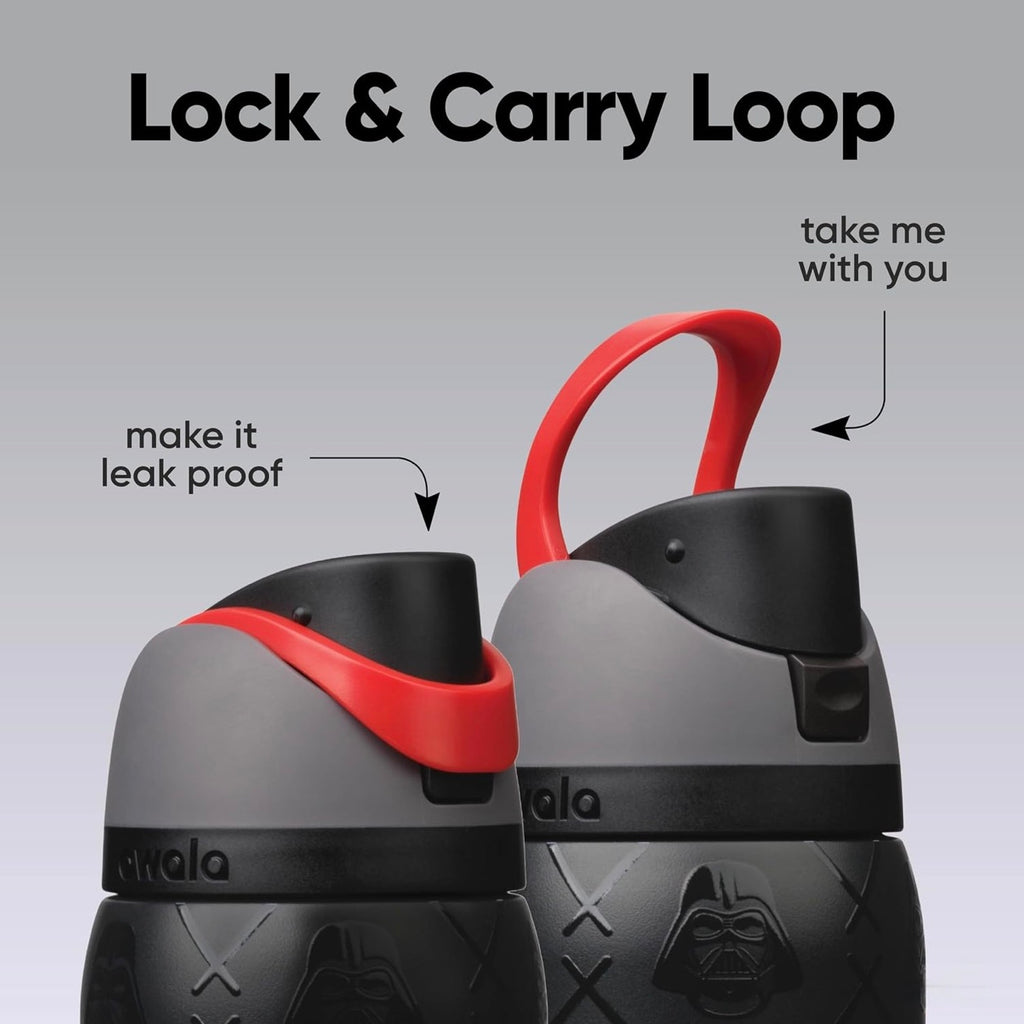 Owala FreeSip 32oz Darth Vader Star Wars Water Bottle Lock & Carry Loop