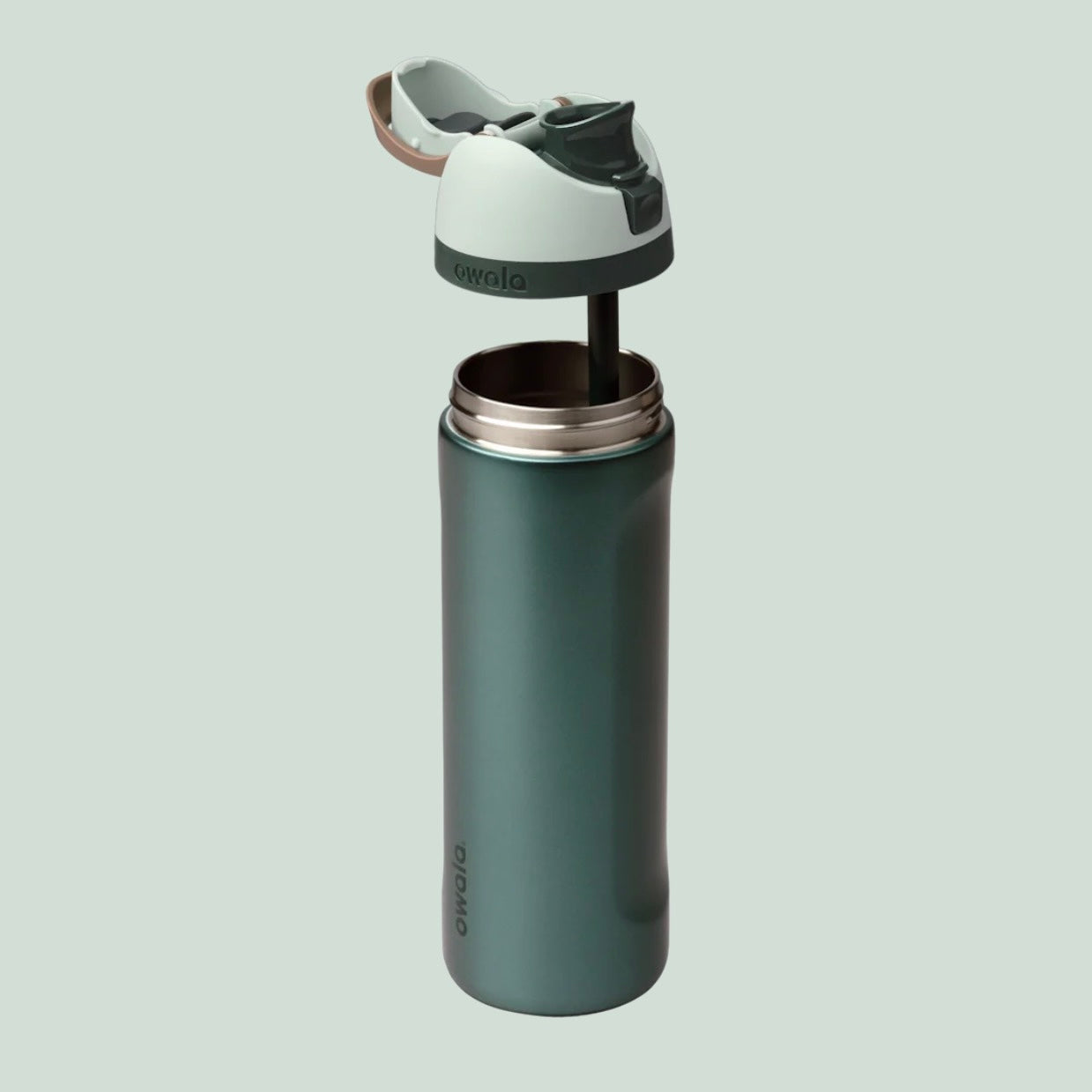Owala FreeSip 24oz Wintergreen holiday collection - Green - Insulated 24 hours cold 