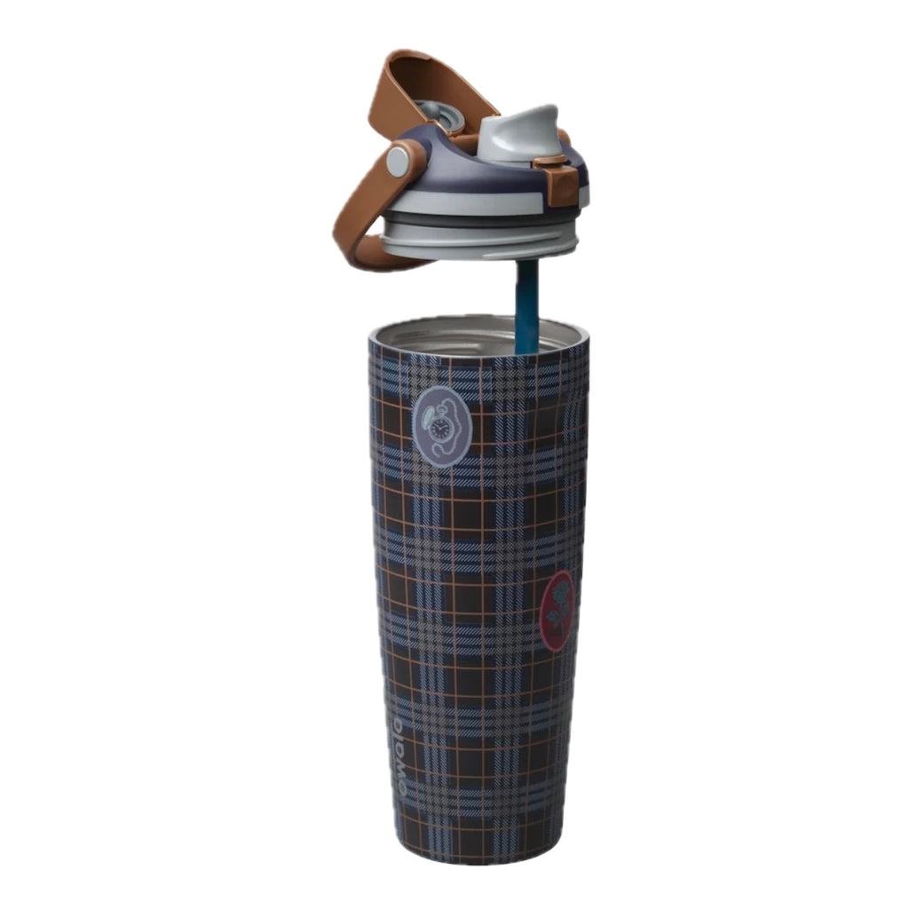 Owala FreeSip 30oz Sway Color Drop Book Club Plot Twist Water Bottle Open Lid & Built in Blue Straw