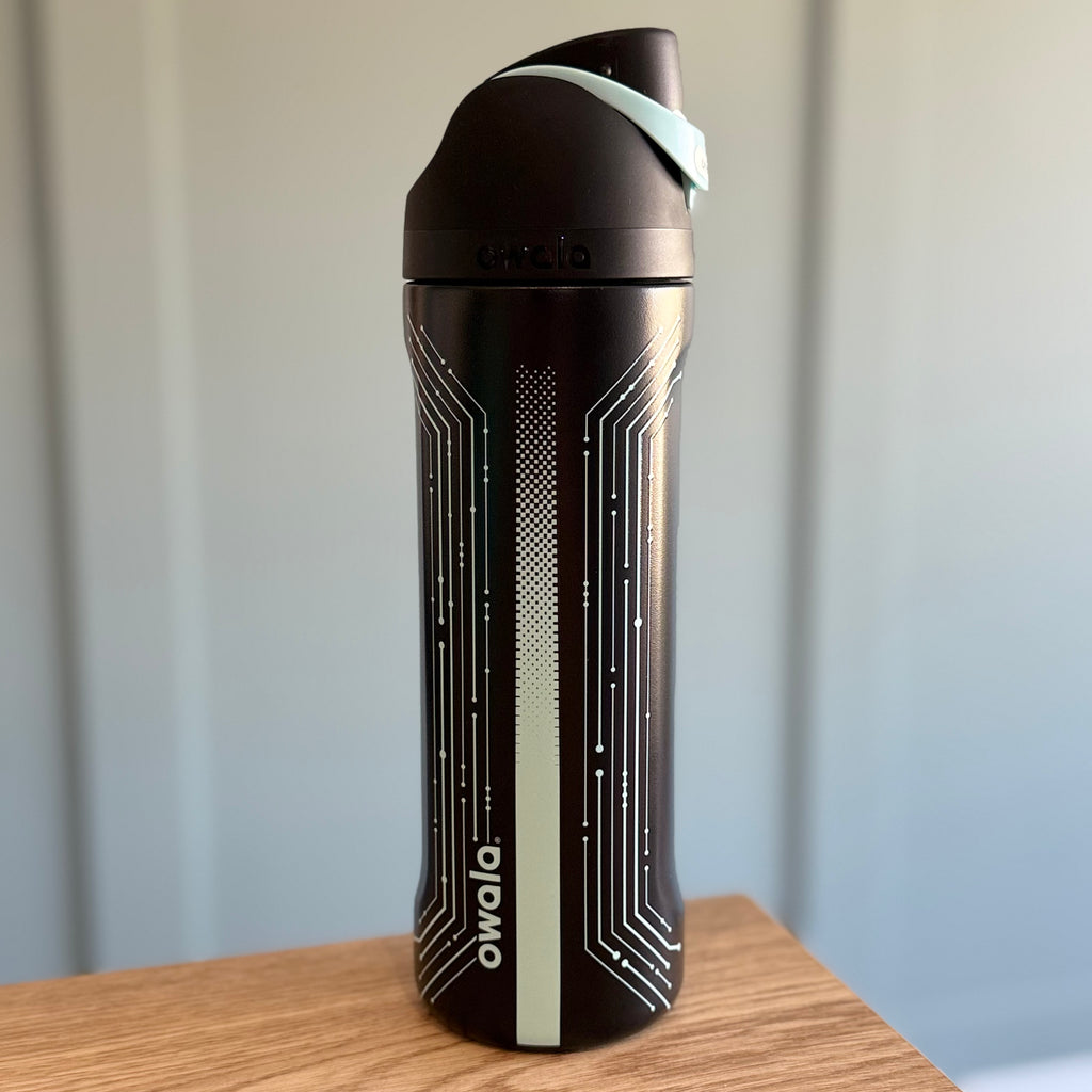 Owala FreeSip 24oz TRON Glow in the Dark Limited Edition Bottle - Black - Available Now