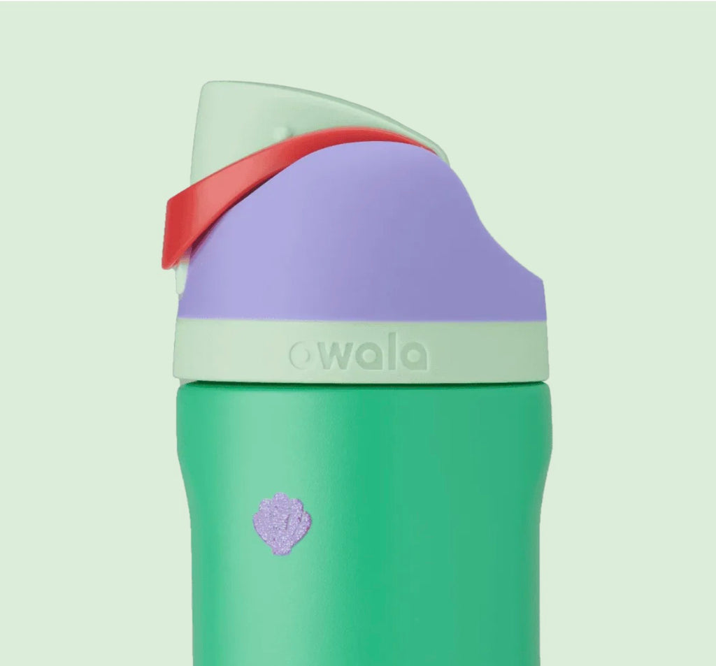 Owala FreeSip 24oz Disney Princess Ariel Limited Edition Bottle - Green and Purple