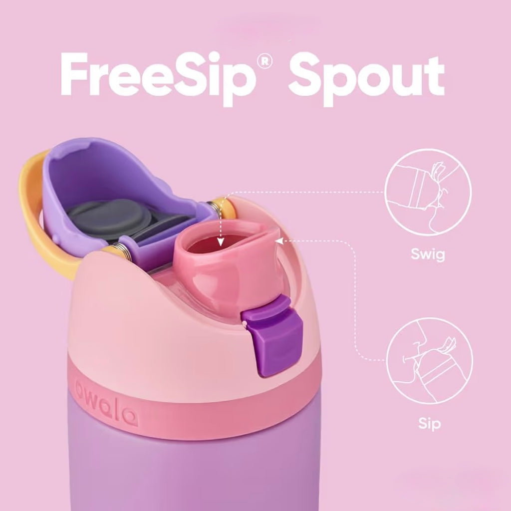 Owala FreeSip 24oz Rapunzel Disney Princess Water Bottle FreeSip Spout Swig or Sip