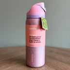 Owala FreeSip Wicked Glinda Pearlescent Pink Shimmer 32oz Bottle