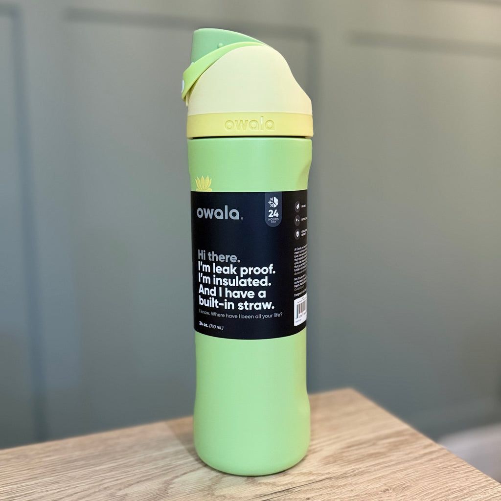 Owala FreeSip 24oz Disney Tiana Water Bottle Green Lantern Detail
