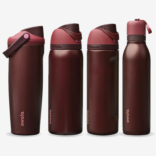 Owala Black Cherry Collection FreeSip 24oz & 32oz. FreeSip Sway 30oz. Twist 24oz - Available to Order Now