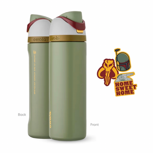 Owala FreeSip 24oz Star Wars Boba Fett Water Bottle Green