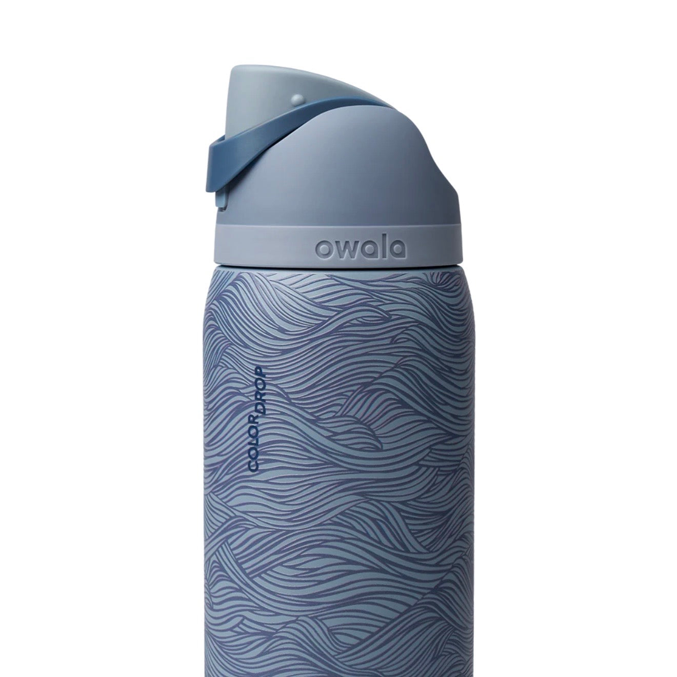 Owala FreeSip 32oz Feeling Swell Color Drop - Blue Waves - Next day delivery available