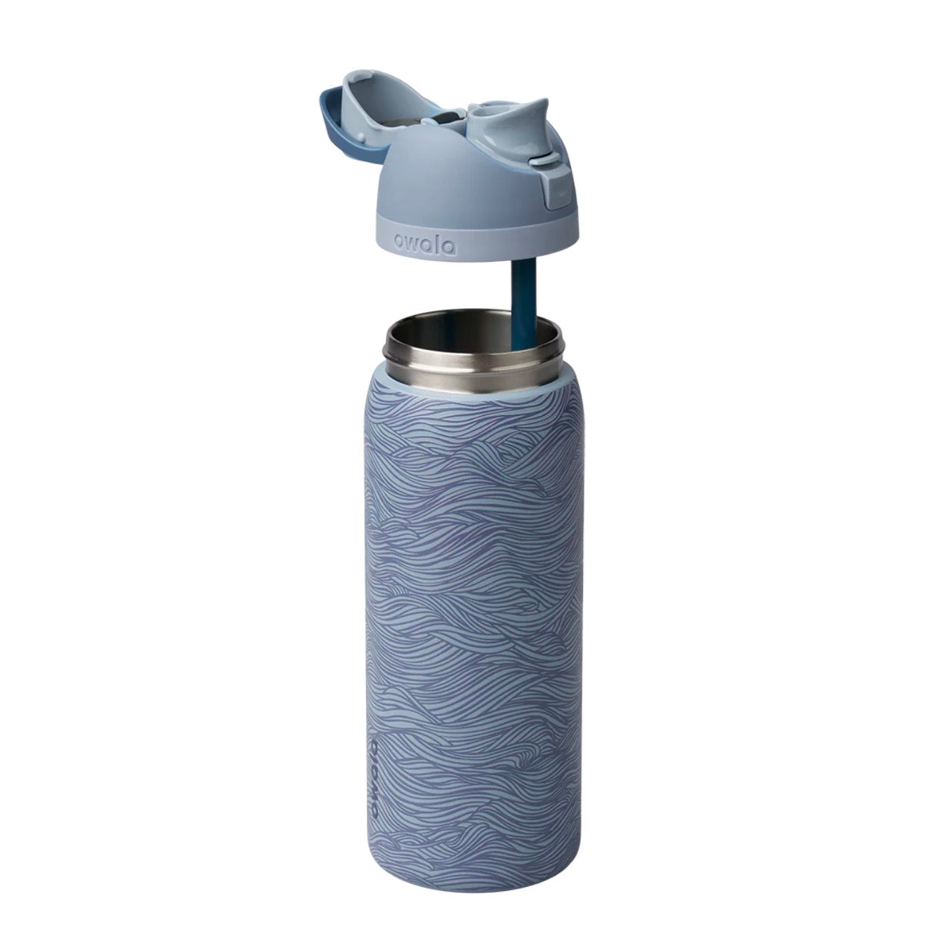 Owala FreeSip 32oz Feeling Swell Color Drop - Blue Waves - Fast UK EU Delivery