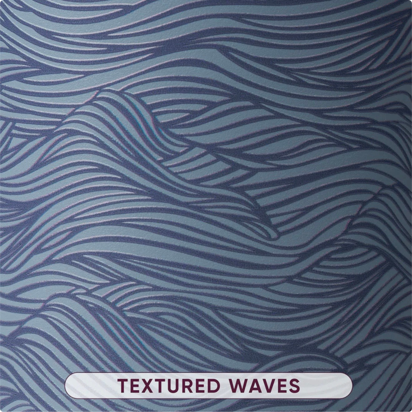 Owala FreeSip 32oz Feeling Swell Color Drop - Blue Waves - Textured Waves Design